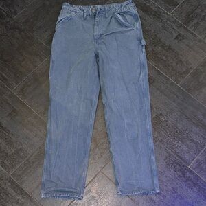 American Eagle Outfitters Men's Cargo Pants in Denim Blue 30 x 34